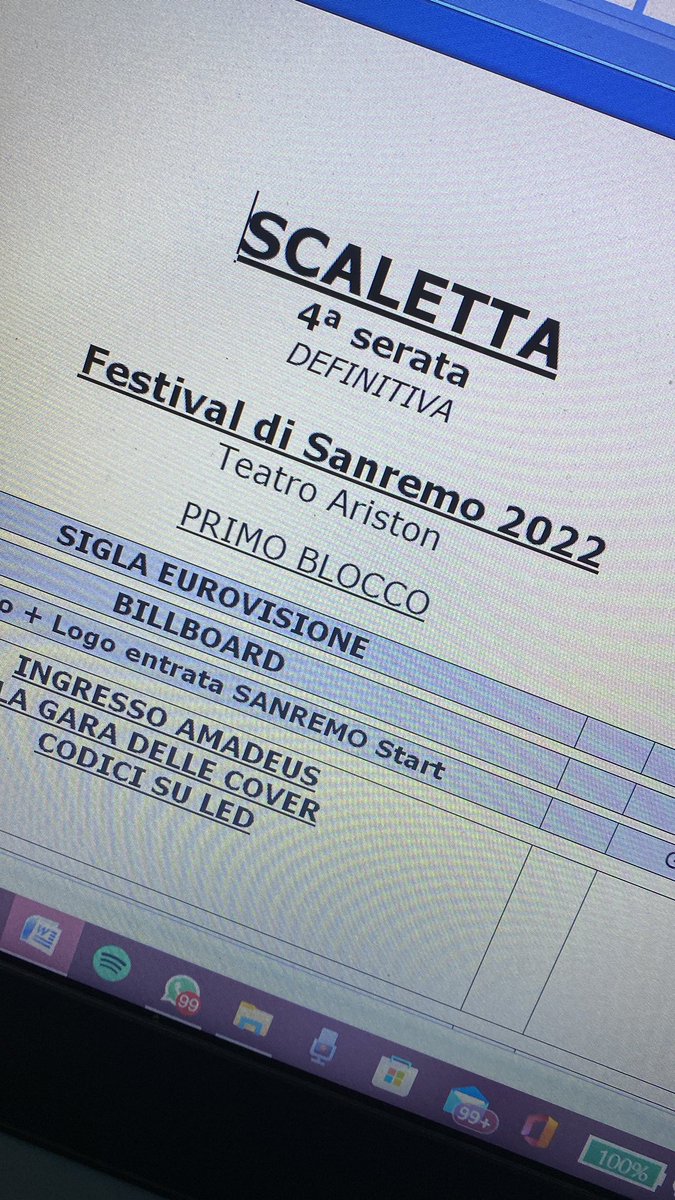 mavcastel's tweet photo. Comunque hanno sconvolto la scaletta e io non ho più certezze stasera!
#Sanremo2022 https://t.co/gGZBTmSZo8