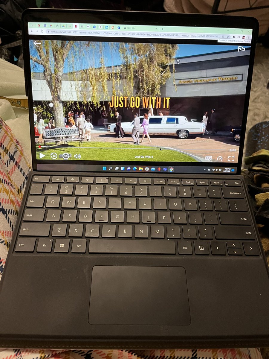 Sarah61056019's tweet photo. Nothing like watching some @AdamSandler after a productive snow dayโฆ#kcselfcare https://t.co/2g0kEU1Hq5