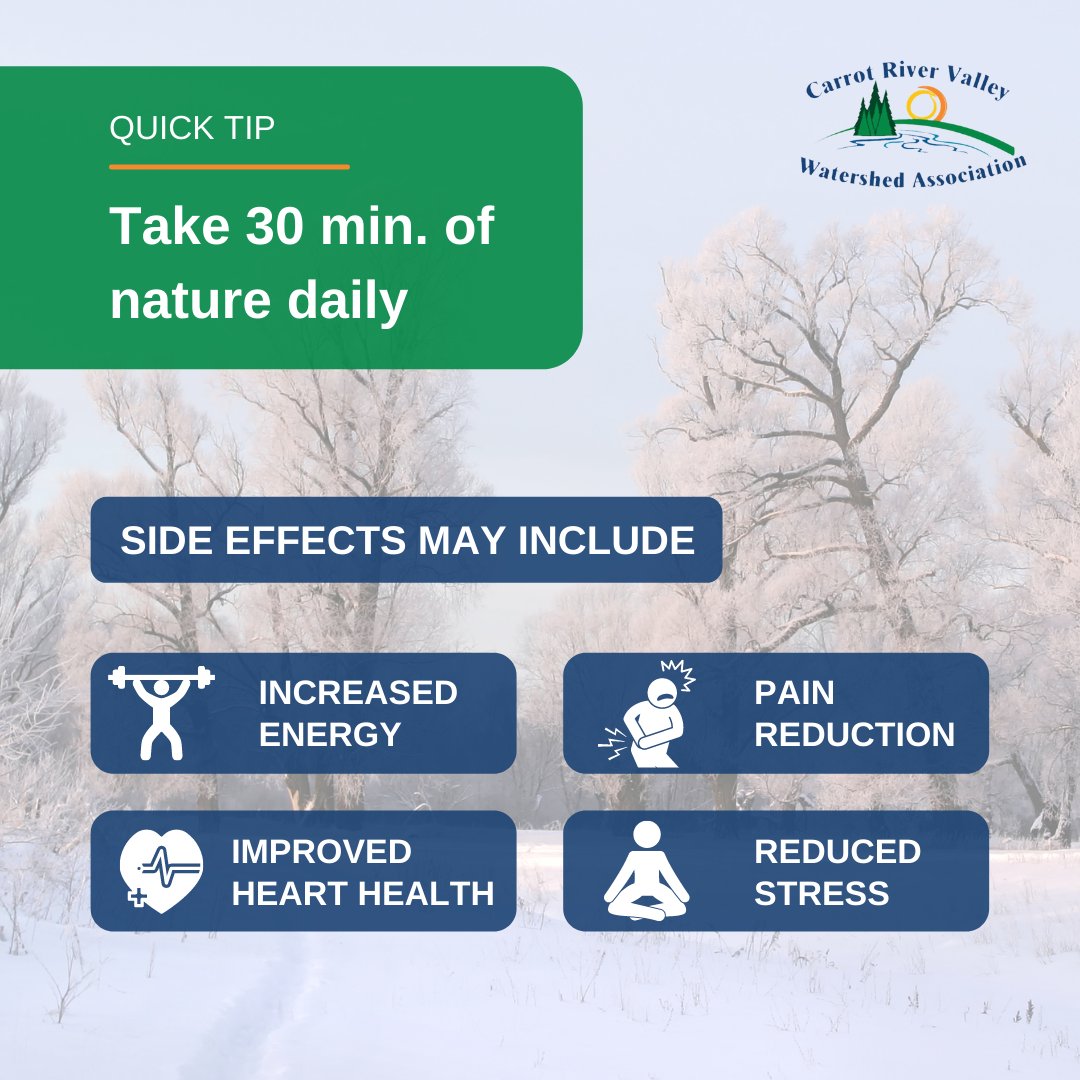 Can nature be a prescription for your health? Absolutely! It comes with many benefits! 
#Saskatchewan #Winter