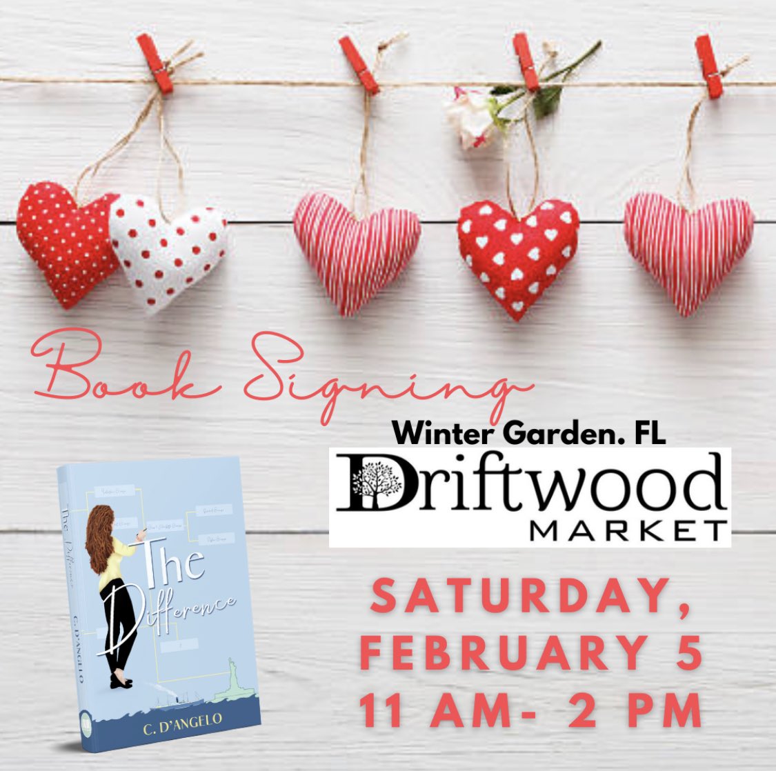CDAngeloAuthor's tweet photo. So excited for tomorrow’s signing! All packed and ready. If you aren’t local, check out my page for your own personalized copy of THE DIFFERENCE. https://t.co/LPgZ2s7ATs

#CDAngeloAuthor #TheDifferencebook #TheVisitorbook #2021debuts #PitchPartyProsperity #womensfiction https://t.co/ENrWfU2HC2
