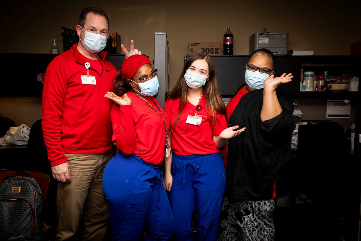 More of our awesome #vumcgored teams for National Wear Red Day