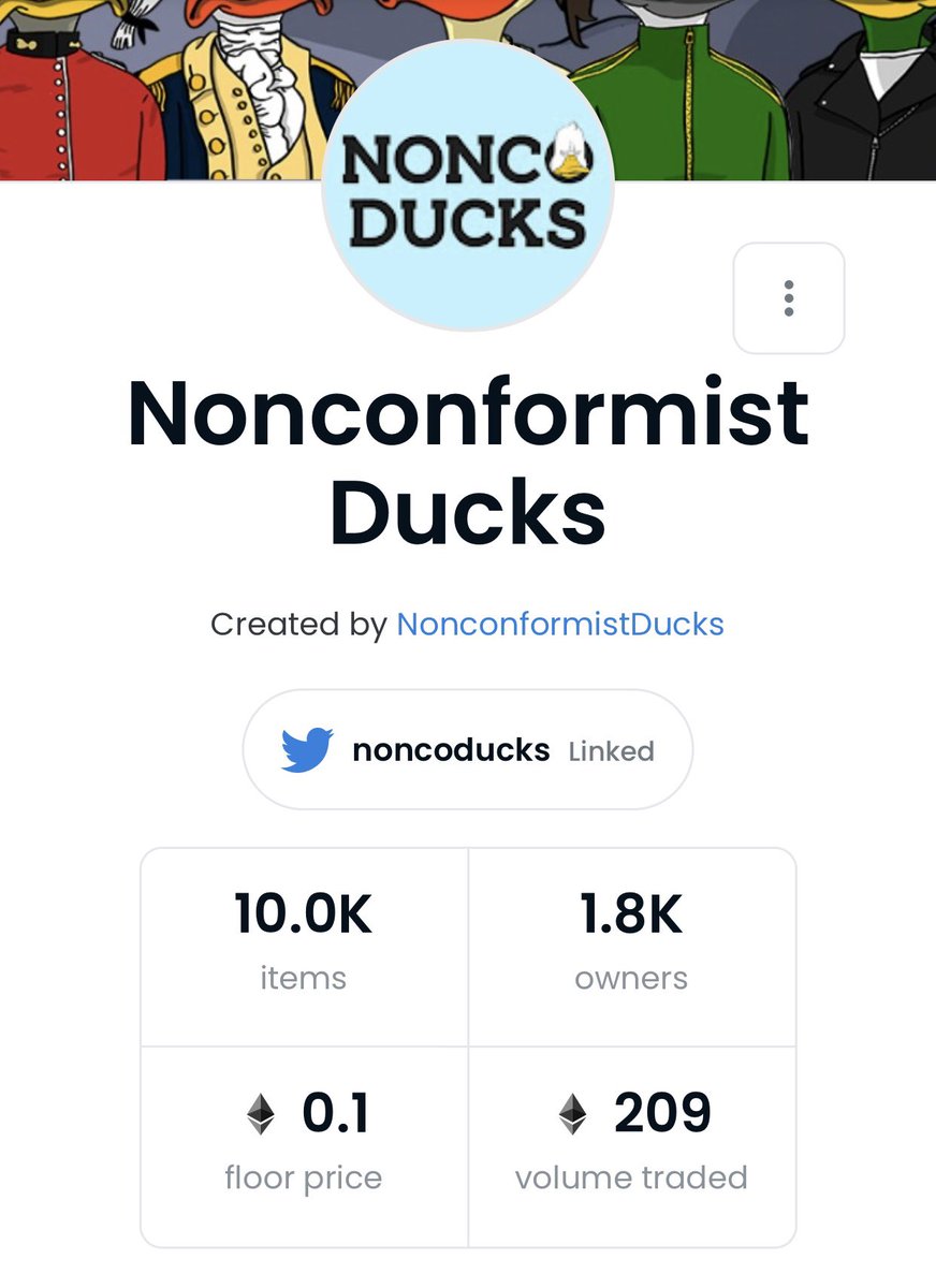 Nonconformist Ducks tweet media