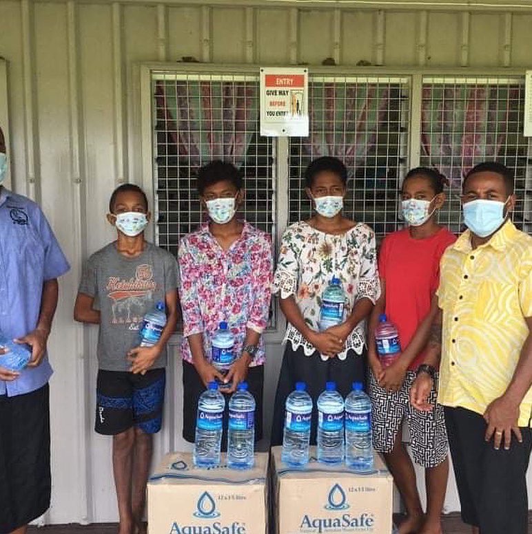 SuvaRotaract's tweet photo. Update: Vanua Balavu Receives Drinking Water Supplies
📍 Adi Moapa Secondary School
📍Adi Moapa Primary School
📍Susui Village School
📍Mua Levu Village School
📍Mavana Village School
Distribution underway: Daliconi, Cikobia and Avea Village Schools https://t.co/H1yWv8Cvkk