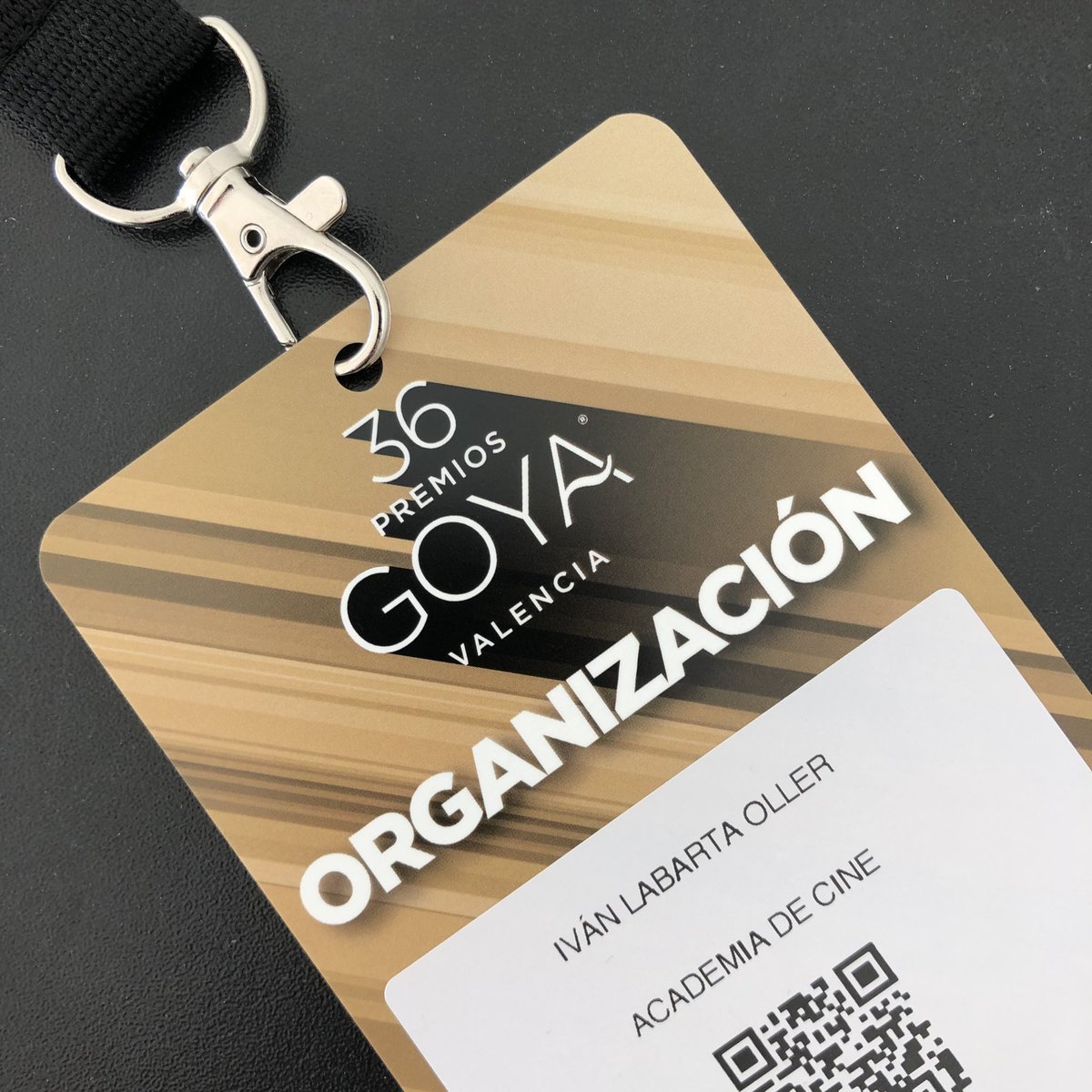 IvanLabarta's tweet image. orgulloso Jefe de Producción Local de los 36 Premios Goya. #ILproduccion #productionmanager