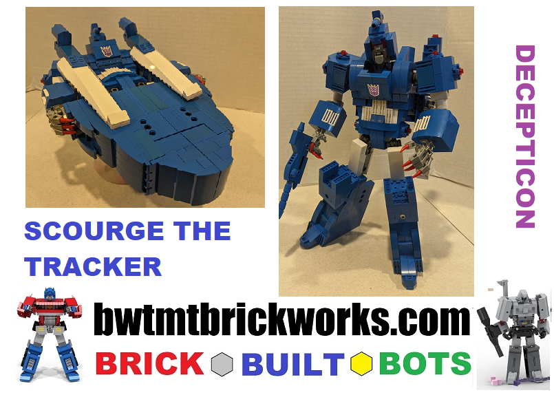 Lego Transformers Scourge the Tracker is here... watch the transformation on youtube ...  youtube.com/watch?v=XnUr5c…