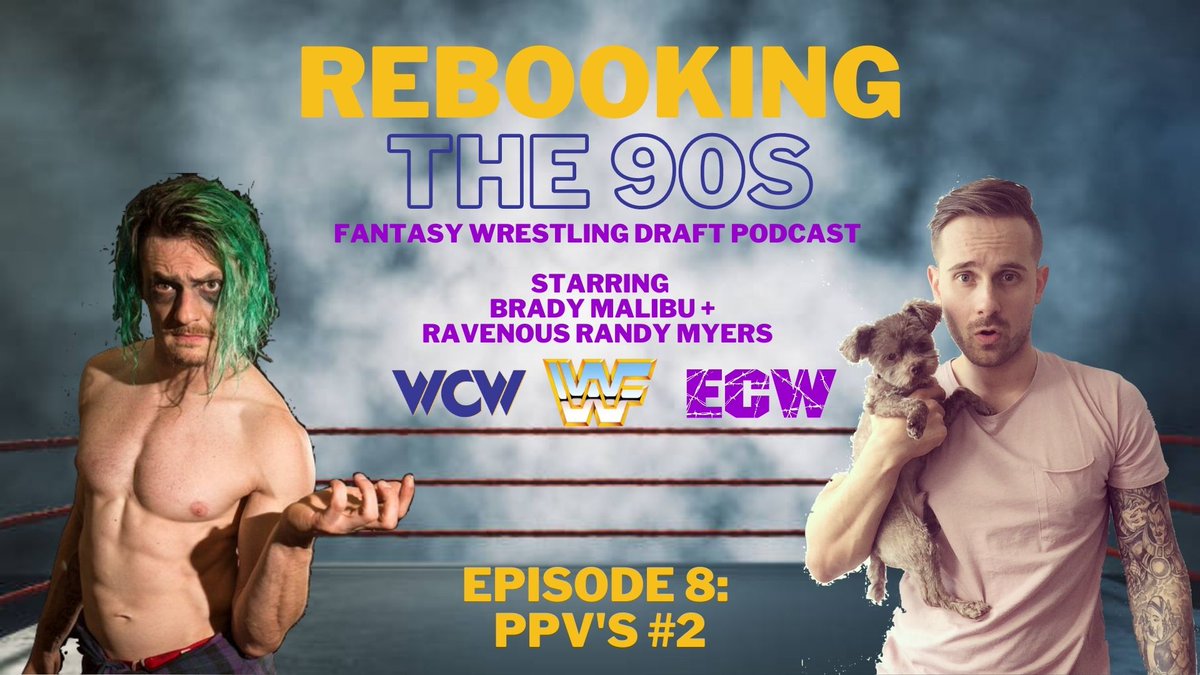 Episode 8 of REBOOKING THE 90s is now live on Apple and Spotify and this one is a doozy. @Ravenousrandy break down our second PPV events and I book an entire Rumble. My brain hurts. #wwf #wcw #ecw #90swrestling