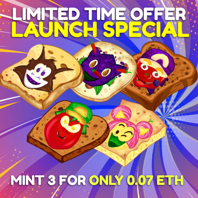toastpunk's tweet photo. #Toasty Deal
Lets goo! Very exciting opportunity to join the Toast Punk community.

Lowest Gas FEE contract in the nft space! Check it out!

Mint and join our Discord Now!

#nft #NFTcommunitiy #ToastPunkGenesis #Flexlove https://t.co/G7JJlHOR5m