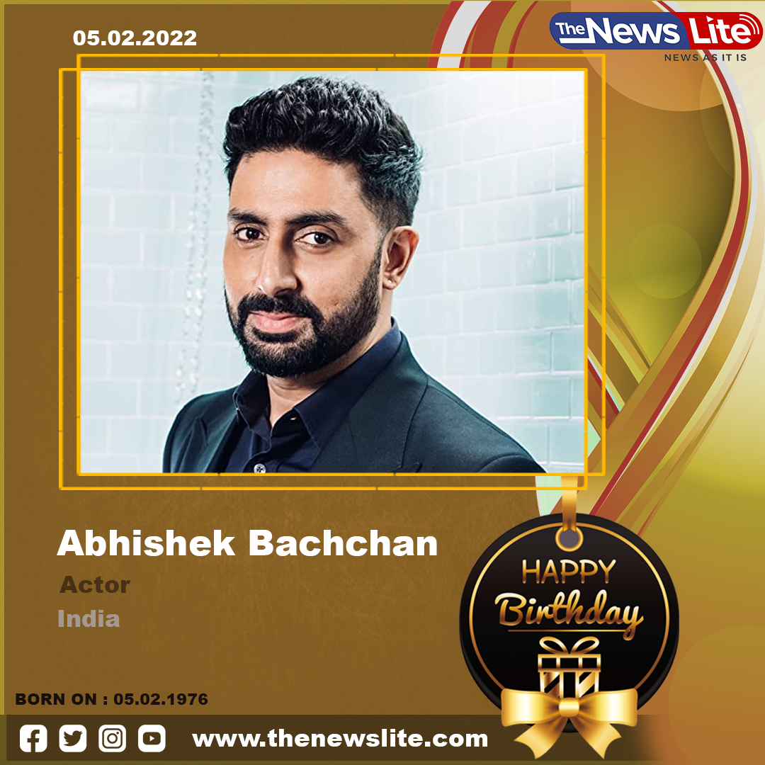 HAPPY BIRTHDAY ABHISHEK BACHCHAN.!   