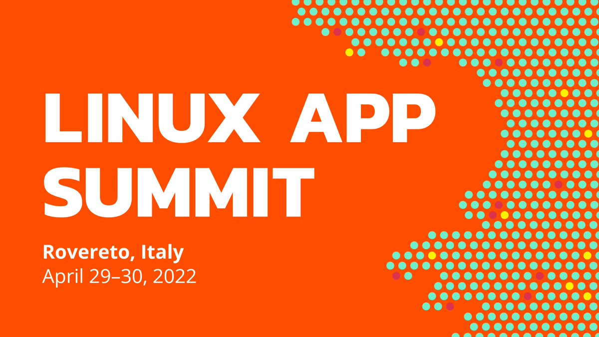 Linux App Summit (LAS) tweet media