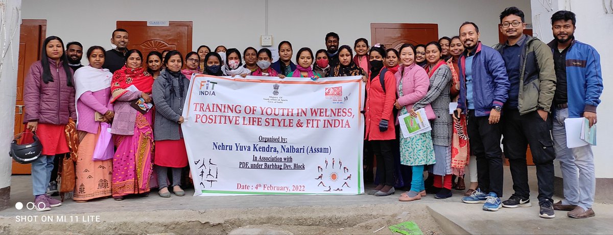 MYBharatHQ's tweet photo. Training of youth in wellness positive #lifestyle and Fit India organized by Nehru Yuva Kendra, Nalbari @NykNalbariAssam Assam.
#Nalbari #Assam #FiIndia #Youth https://t.co/BW3QKwSMao