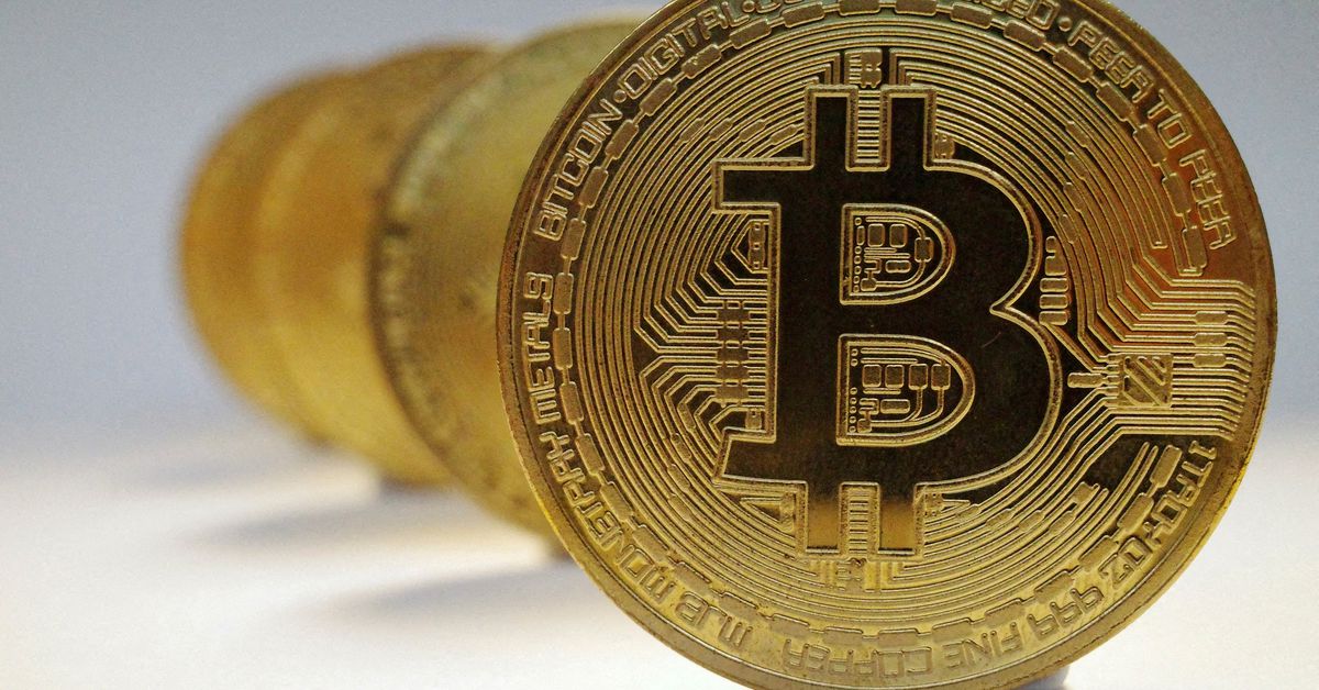 Reuters's tweet photo. Bitcoin mimics stocks rally, hits 2-week high https://t.co/mHSgWQvDaO https://t.co/XCqQayy137