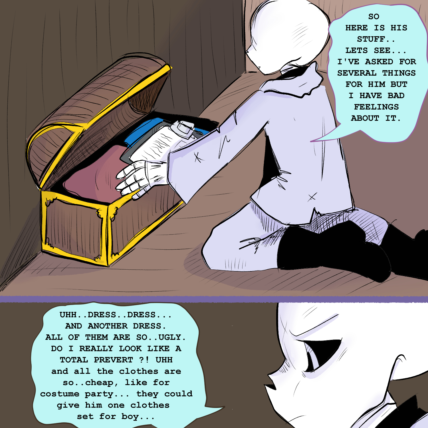 Luc Arcane (Justyna) on X: Shattered Light and Shadow. page 236 I have to  tell this again: It isn't canon Nightmare, so he has classic nmonster soul.  #UndertaleAU #UndertaleSLAS #Nightmare #NightmareSans #Sans #