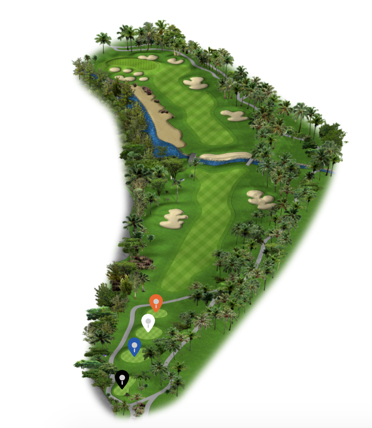 Do you go for the Tiger shot?! 🐅

The 18th hole might be reachable in two but it has a narrow entrance and is surrounded by bunkers - is it worth the risk?

Like, share & comment below - we'd love to hear from you!

#riskversusreward #hole18 #par5 #chachoengsao #bangkok