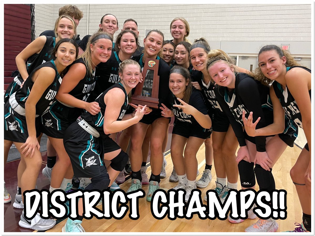 Great win for Gulf Coast Sharks tonight!! These girls are DISTRICT CHAMPS‼️🏆🏆🏆