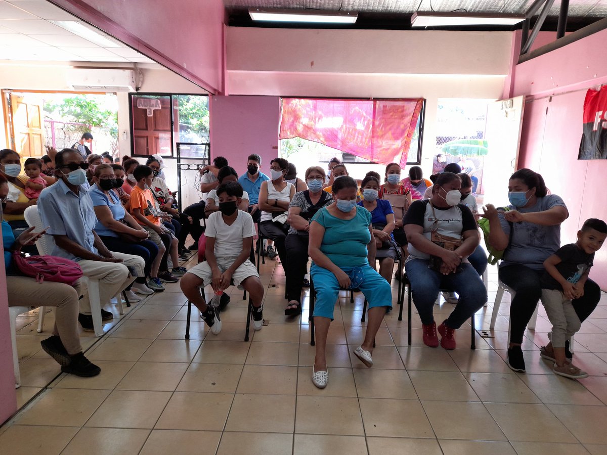 M5Juana's tweet photo. ❗🇳🇮//#AmoraNicaraguaD6\\🎉 Con Mucha Alegria Pobladores Asistieron A la GranFeria Dermatológica mi hospital en mi comunidad🏥🩺👩🏻‍⚕️En El #Distrito 6.1 De #Managua ✌🏾🖤❤️
#SomosPuebloPresidente
@Yesenia_lopez83 
@VirginiaCaler10 
@VivaNicaragua13 
@nuevaya 
@zacharyperalta https://t.co/ZGFI9KtcuH