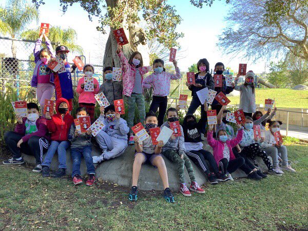 dzavalalmu's tweet photo. Thank you to @PandaExpress for the activity books, stickers, and free Panda Cub Meals! My students @laderapalma are thrilled to be learning about the #LunarNewYear in such a fun and engaging way! Shout-out to @LaderaPalmaPTA for helping make this happen. #3rdGrade #SpanishDI https://t.co/SpuztFMeC6