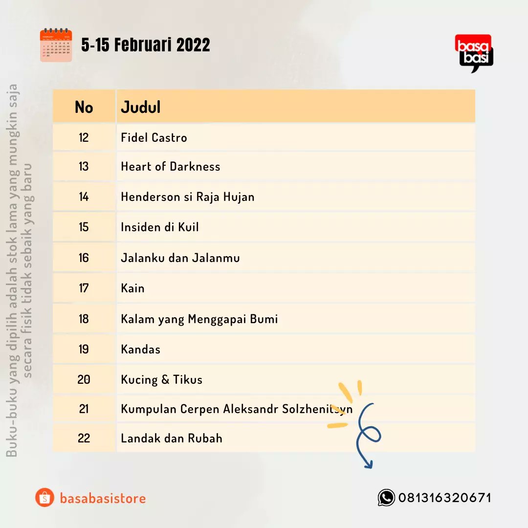 Basabasi Store tweet media