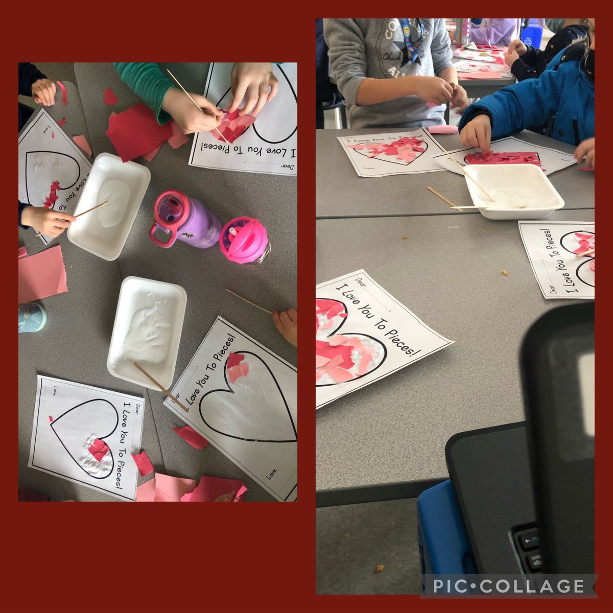spiteri_mrs's tweet photo. Artists in-person and at home at work making Valentine Crafts !
@edmund_st
#artwork by #FDKs
#hybrid https://t.co/t17BaFegwB