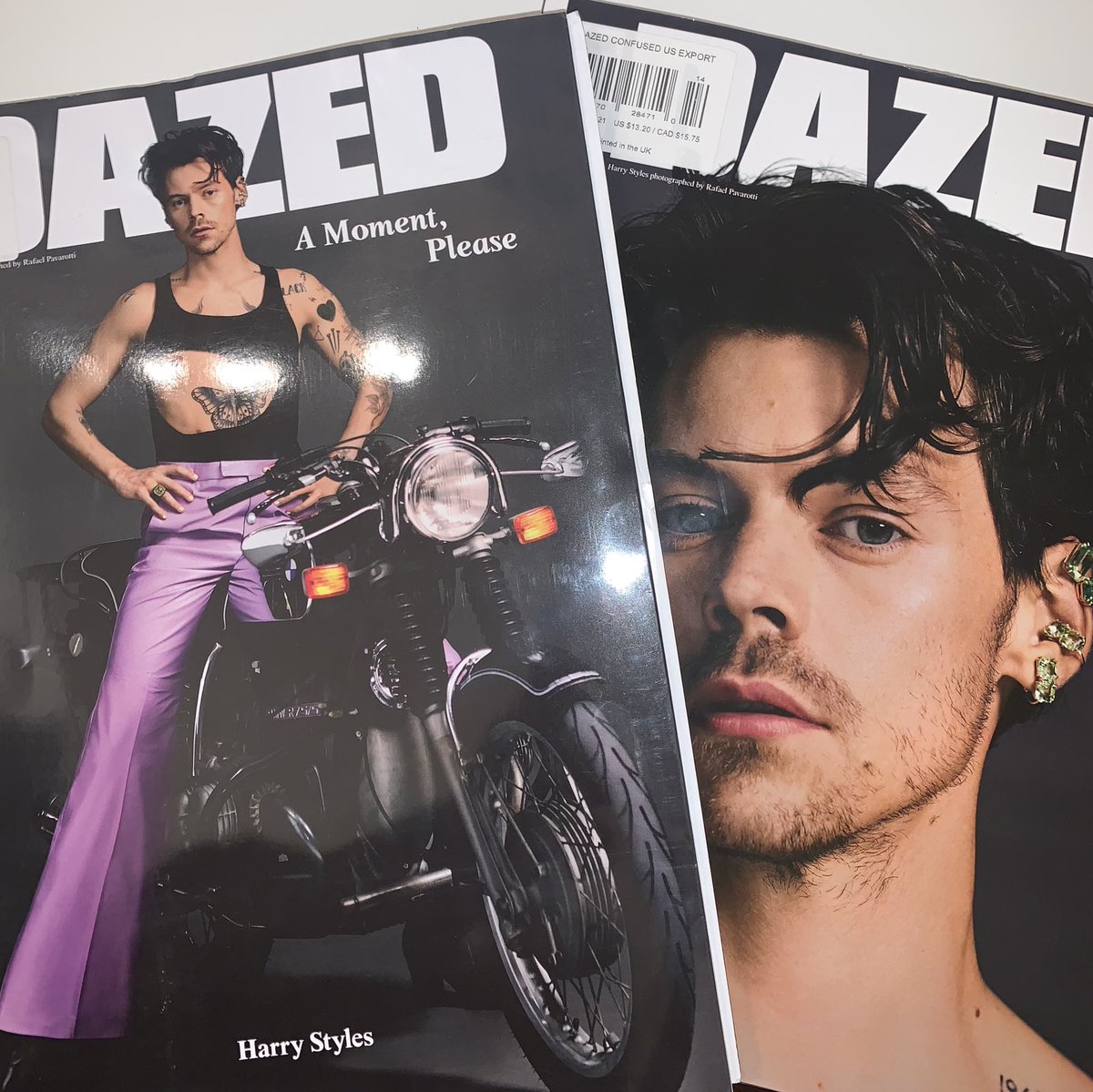 rryscinema's tweet image. HARRY STYLES DAZED MAGAZINE GIVEAWAY 

theyll be two winners picked randomly and you’ll get to choose either one of these 

- follow me bffs 😋
- rt/reply

INTERNATIONAL &amp;amp; ENDS FEB 9th