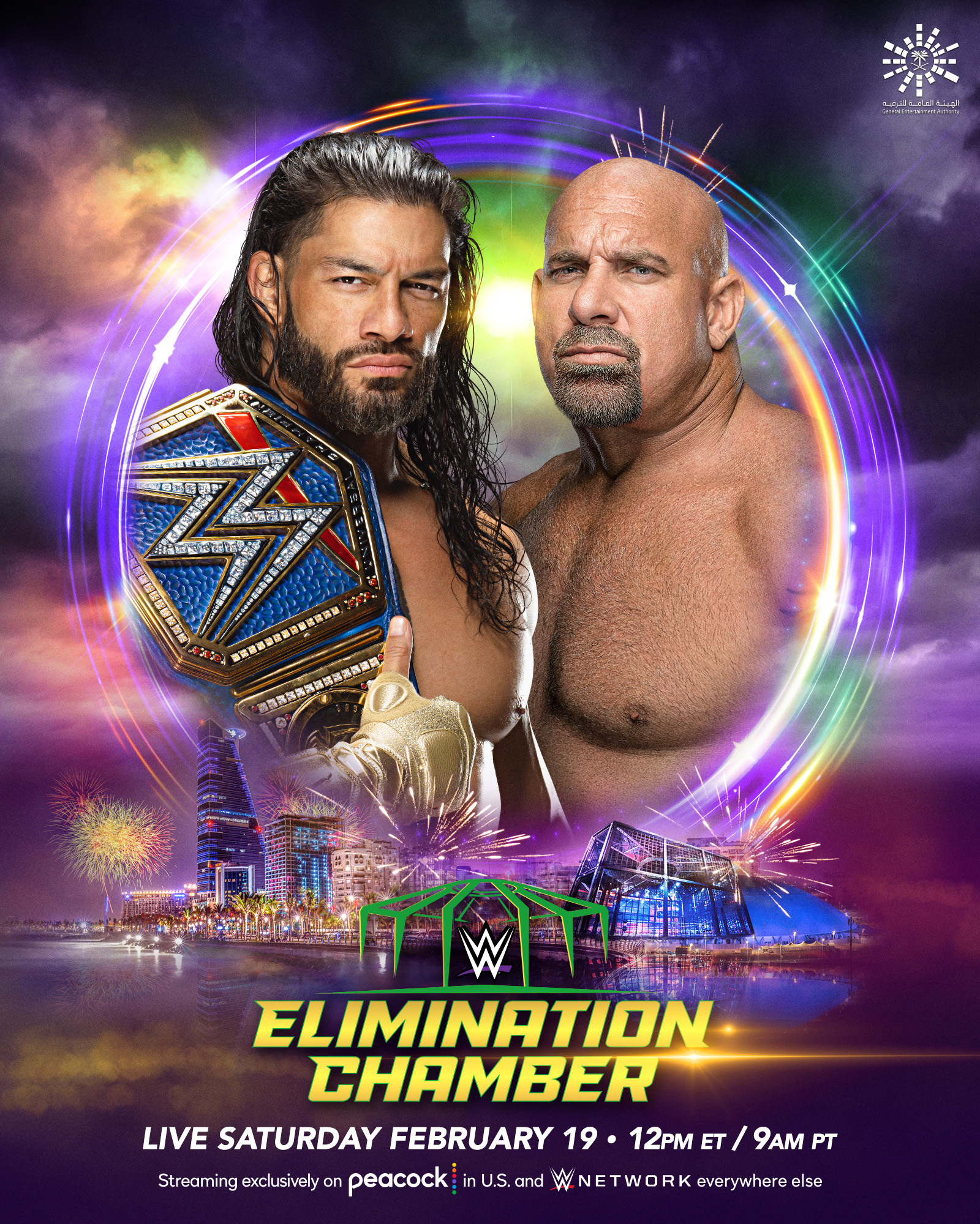 WWE Elimination Chamber 2022: Goldberg Vs. Roman Reigns Officially Announced 2