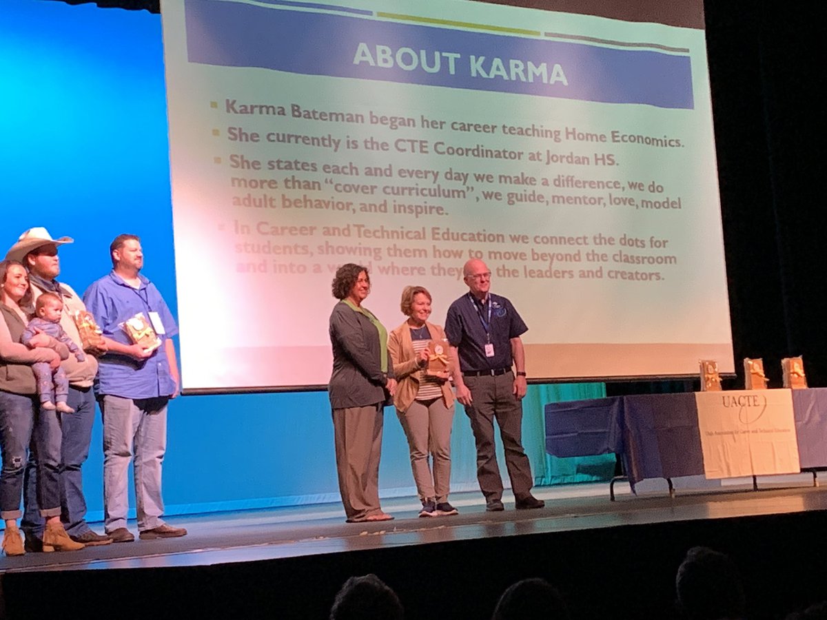 Janet Goble (@janetcte) on Twitter photo Congrats Karma Bateman - Utah ACTE administrator of the year!!@JordanCTE <a href="/JordanHS/">Jordan High School</a> <a href="/canyonsdistrict/">Canyons District</a> <a href="/CanyonsCTE/">CanyonsCTE</a> #UtahACTE2022 Congrats Karma Bateman - Utah ACTE administrator of the year!!@JordanCTE <a href="/JordanHS/">Jordan High School</a> <a href="/canyonsdistrict/">Canyons District</a> <a href="/CanyonsCTE/">CanyonsCTE</a> #UtahACTE2022