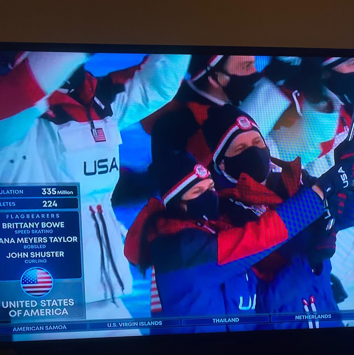 Brian Hansen (@brianthansen) on Twitter photo Who just watched that?! Way to rep the US <a href="/BrittanyBowe/">Brittany Bowe 🦁</a>! Here’s a throwback from Sochi Opening Ceremonies Who just watched that?! Way to rep the US <a href="/BrittanyBowe/">Brittany Bowe 🦁</a>! Here’s a throwback from Sochi Opening Ceremonies