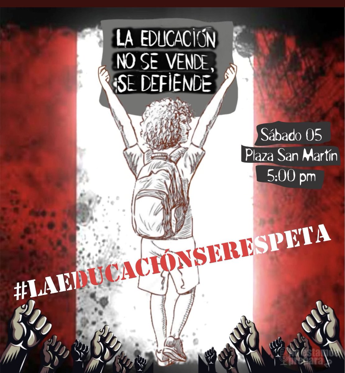 Dmorazevallos's tweet image. Estamos listos #LaEducacionSeRespeta