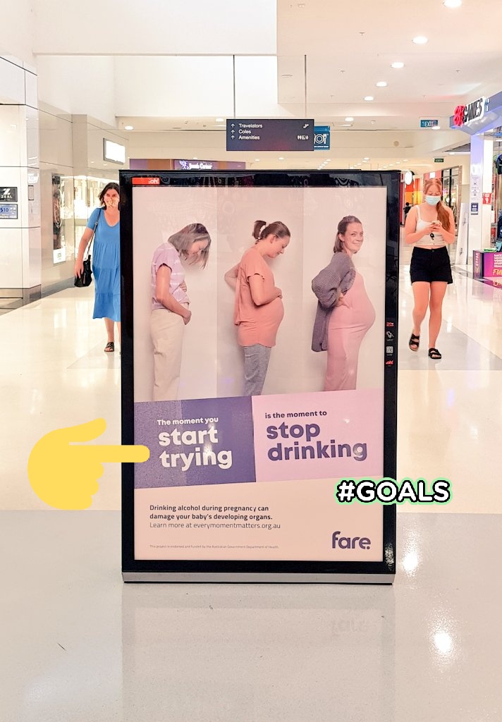 JB_TalksFASD's tweet image. @FAREAustralia @catgiorgi I was walking through this shopping plaza in northern NSW and was so happy to see this I took a pic! People walking past were totally perplexed why Id photograph it, but it made them stop and look #starttryingstopdrinking #knowfasd #fasdawareness