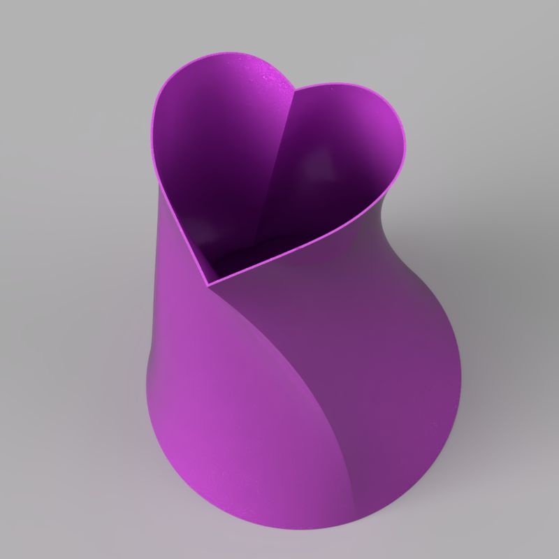 MakerViking's tweet photo. I designed this Twisted Heart Vase for Valentine. Want it? download it here: https://t.co/T00d7cJs5p https://t.co/f6UBAh4BlO