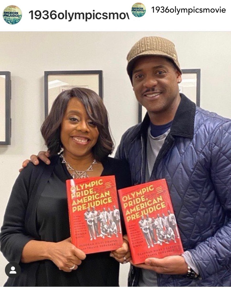 #HappyBlackHistoryMonth! On 2/4/2020, <a href="/simonschuster/">Simon & Schuster</a> &amp; <a href="/atriabooks/">Atria Books</a> released “Olympic Pride, American Prejudice” by Deborah Riley Draper, the untold story of 18 Black athletes who defied racism at the 1936 Olympics - a must read! On sale: tinyurl.com/2mftxmx6 🙏🏾 <a href="/BlairUnderwood/">Blair Underwood</a>