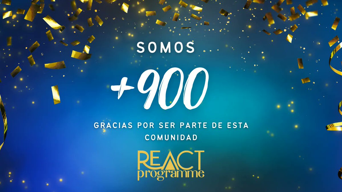 reactprogramme's tweet image. ¡Gracias por ser parte de esta comunidad de educadores comprometidos con la educación! Seguiremos trabajando para ofrecer mejor contenido. Espera nuestros próximos talleres, cursos y retos. ✨