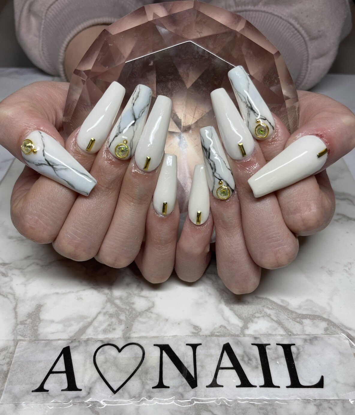 新品同様 Aya Nail様 ネイルチップ 付け爪