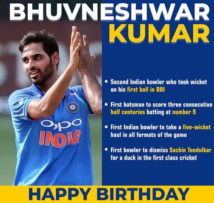 Happy Birthday, Bhuvneshwar Kumar 