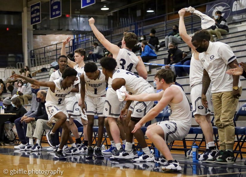 Complete team victory tonight 97-50 over Southwest. 

@TylerAlbright9 20 pts
@jwallthekid23 14 pts
Jayden Watlington 13 pts
@elliottnick4 11 pts
@zacch_wiggins 9 pts
Justin O’Neal 7 pts

Great way to start the weekend!
#GDTBAW @gowhirlies