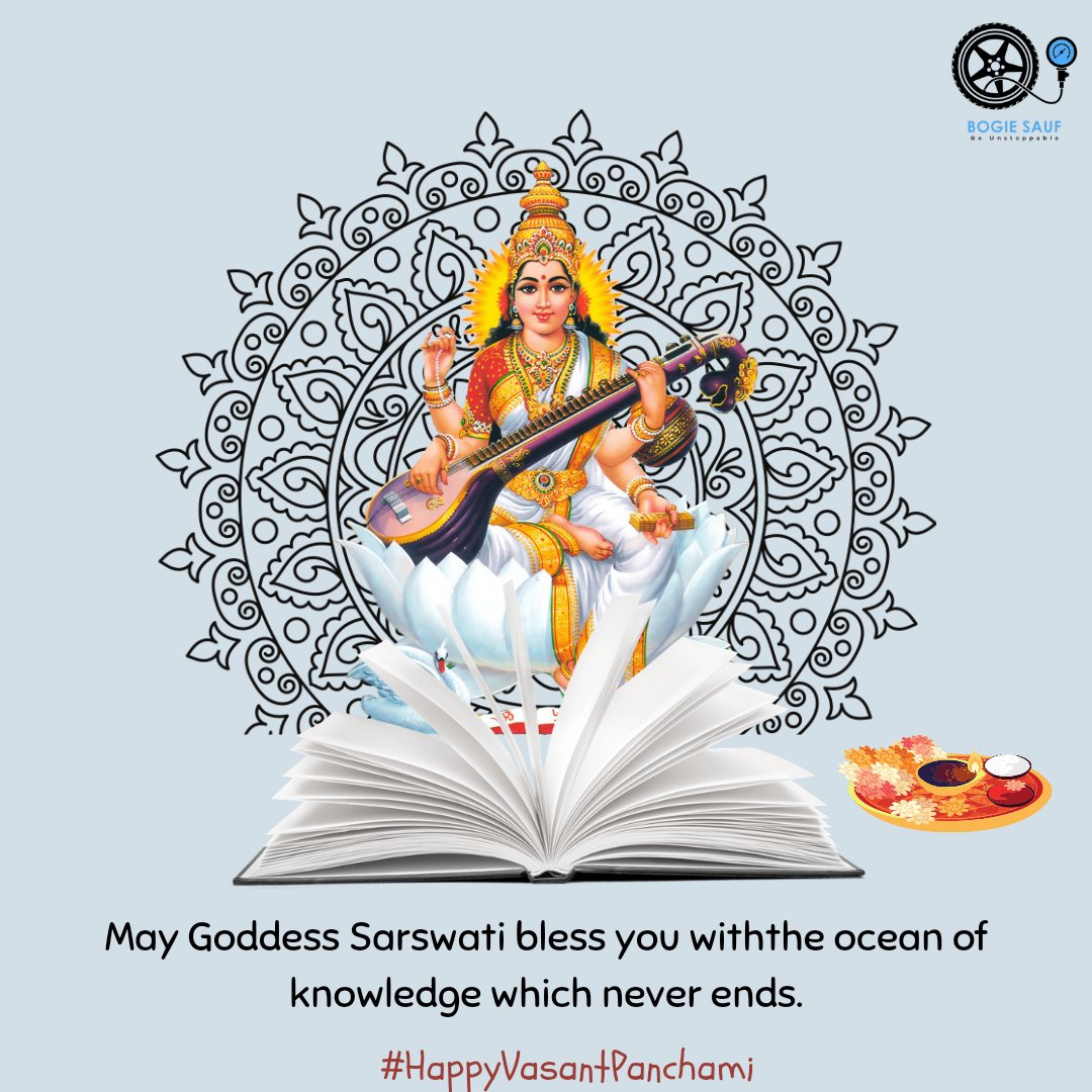 BogieSauf's tweet photo. Dreams are the tiny seeds from which beautiful tomorrow grows and makes you happy. Happy Vasant Panchami.The power of knowledge is in all of us. May goddess Saraswati illuminate the glow and strive for more knowledge in us forever.

#BogieSauf  #vasantpanchami2022 https://t.co/pZXxJZO5bC
