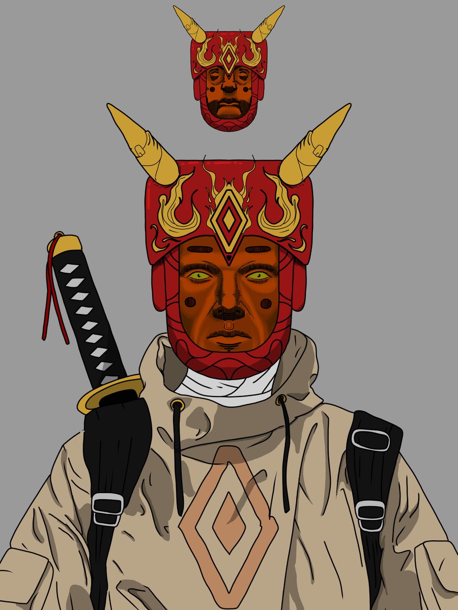 Guys, we just dropped a personalized #NFT  for one of our biggest supporter @bavugar , the healing warrior. 
#NFTCommunity #NFTartist