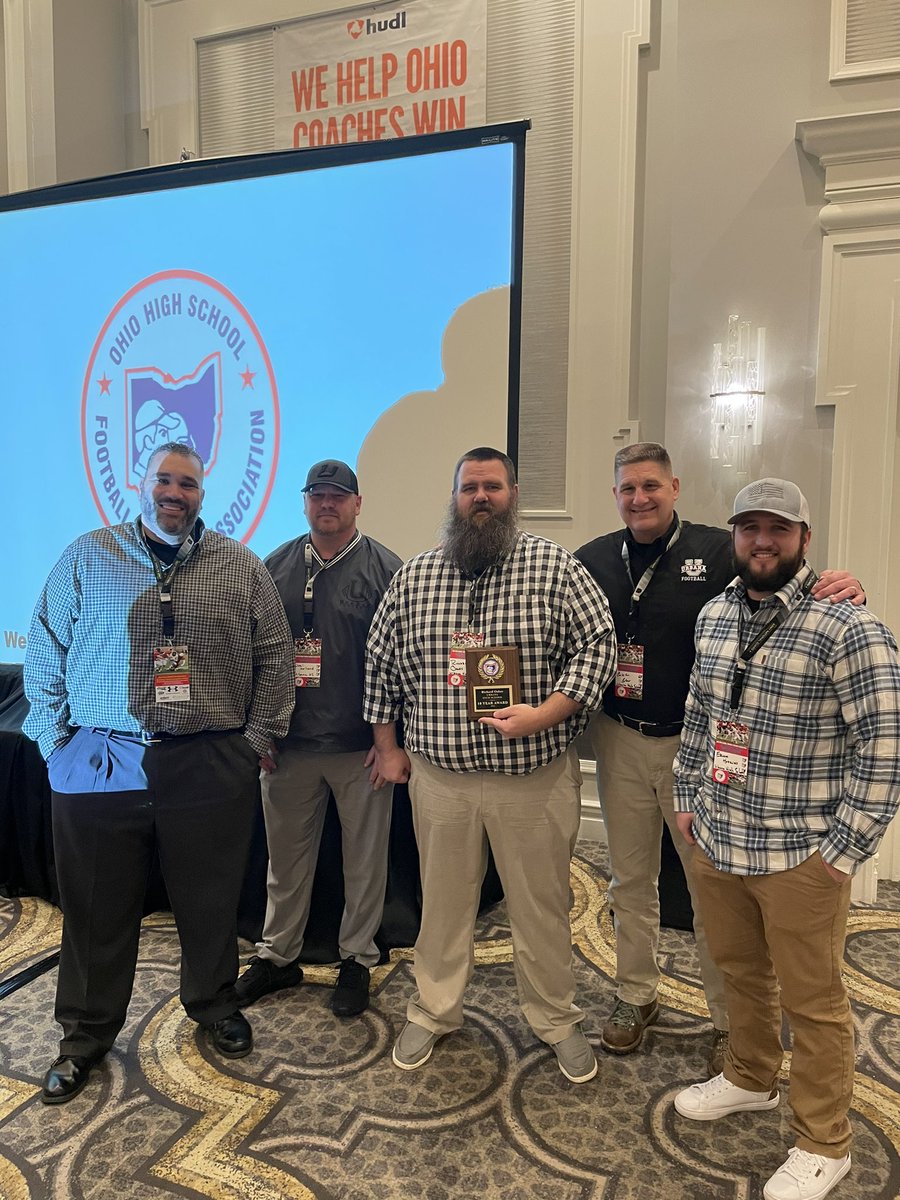 Congrats to Coach Oakes for being recognized by the OHSFCA for years of service. Servant leadership at its best. Many lives impacted. Great job Coach!