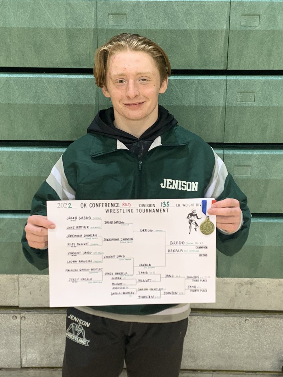 Tim Ritsema (@timritsema) on Twitter photo Join me in congratulating Jacob Gregg for winning the OK Red conference championship at 125 pounds! Way to go Gregg! <a href="/JenisonWildcats/">Jenison Wildcats</a> <a href="/JenAthlBoosters/">Jenison Athletic Boosters</a> <a href="/JenisonSchools/">Jenison Public Schools</a> <a href="/CatPackNation/">Jenison Cat Pack</a> Join me in congratulating Jacob Gregg for winning the OK Red conference championship at 125 pounds! Way to go Gregg! <a href="/JenisonWildcats/">Jenison Wildcats</a> <a href="/JenAthlBoosters/">Jenison Athletic Boosters</a> <a href="/JenisonSchools/">Jenison Public Schools</a> <a href="/CatPackNation/">Jenison Cat Pack</a>