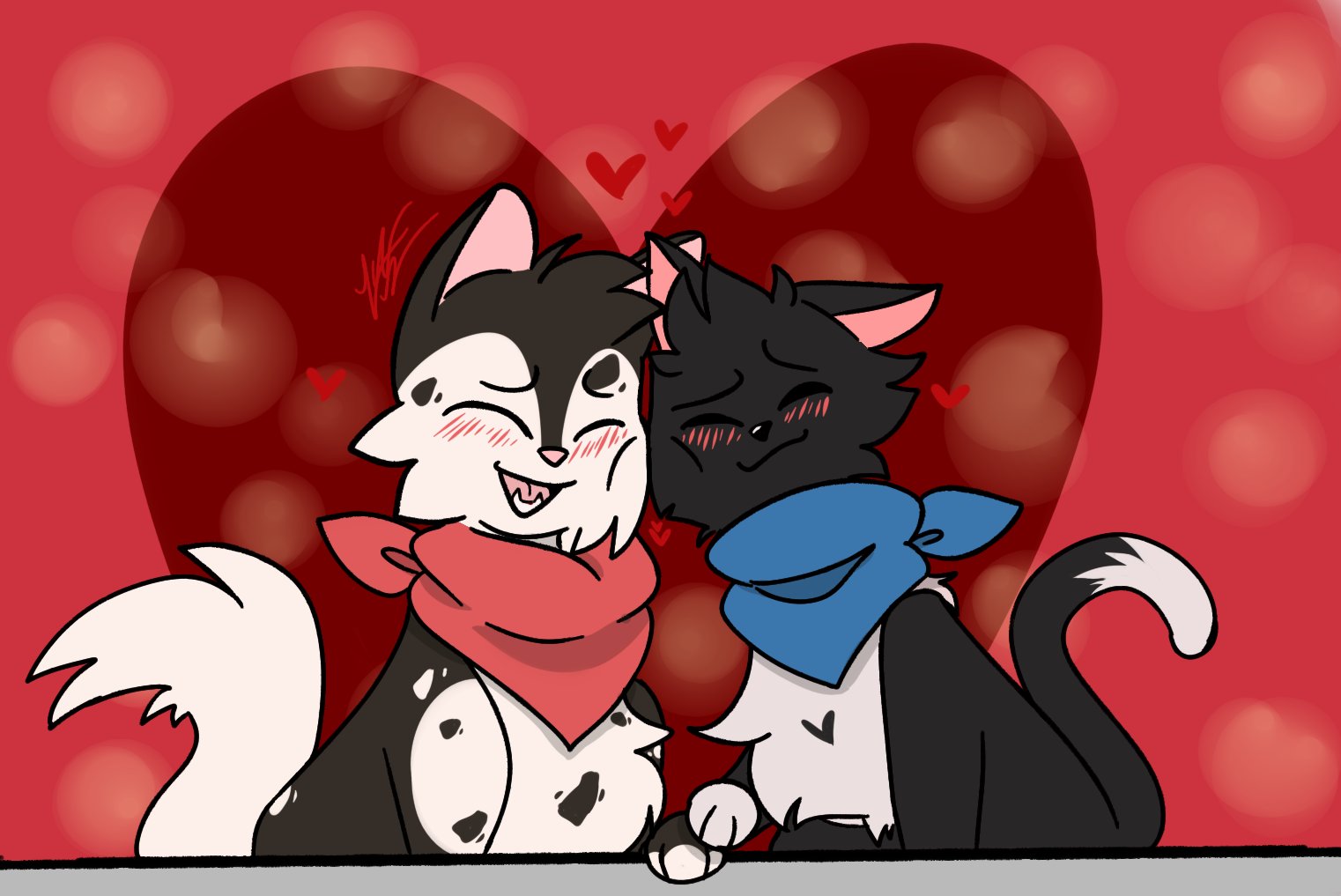 I drew Ravenpaw and Barley for Valentines Gay 💕💕 : r/WarriorCats