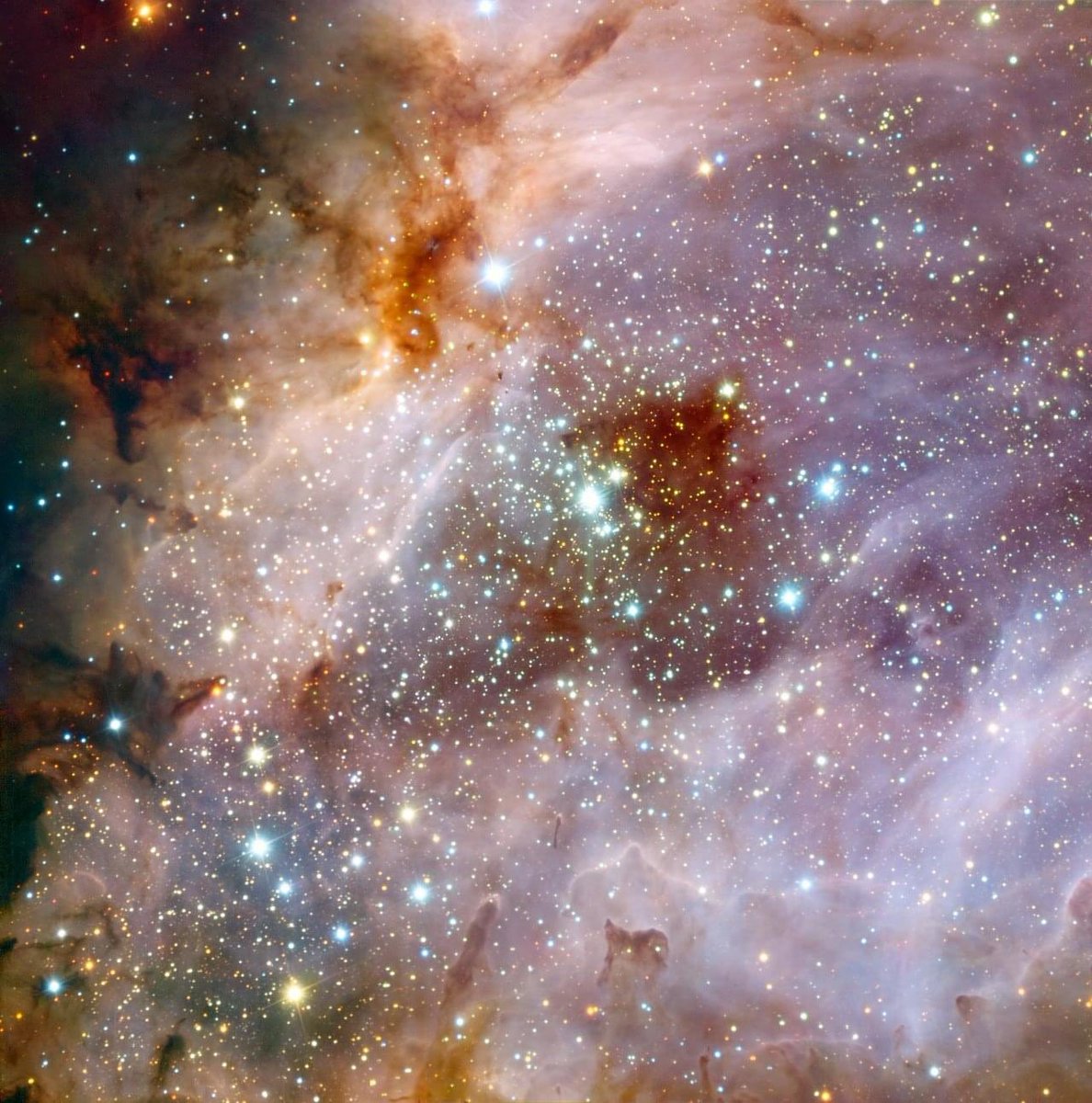 Cron_Silenzio's tweet photo. #ESO ITALIA
#Messier17 si trova nella costellazione del #Sagittario a circa 6.000 anni luce dalla Terra.
È un obiettivo molto gettonato dagli astronomi dilettanti, grazie al fatto che possono ottenere immagini di buona qualità anche utilizzando piccoli telescopi. https://t.co/5Knninj3eK