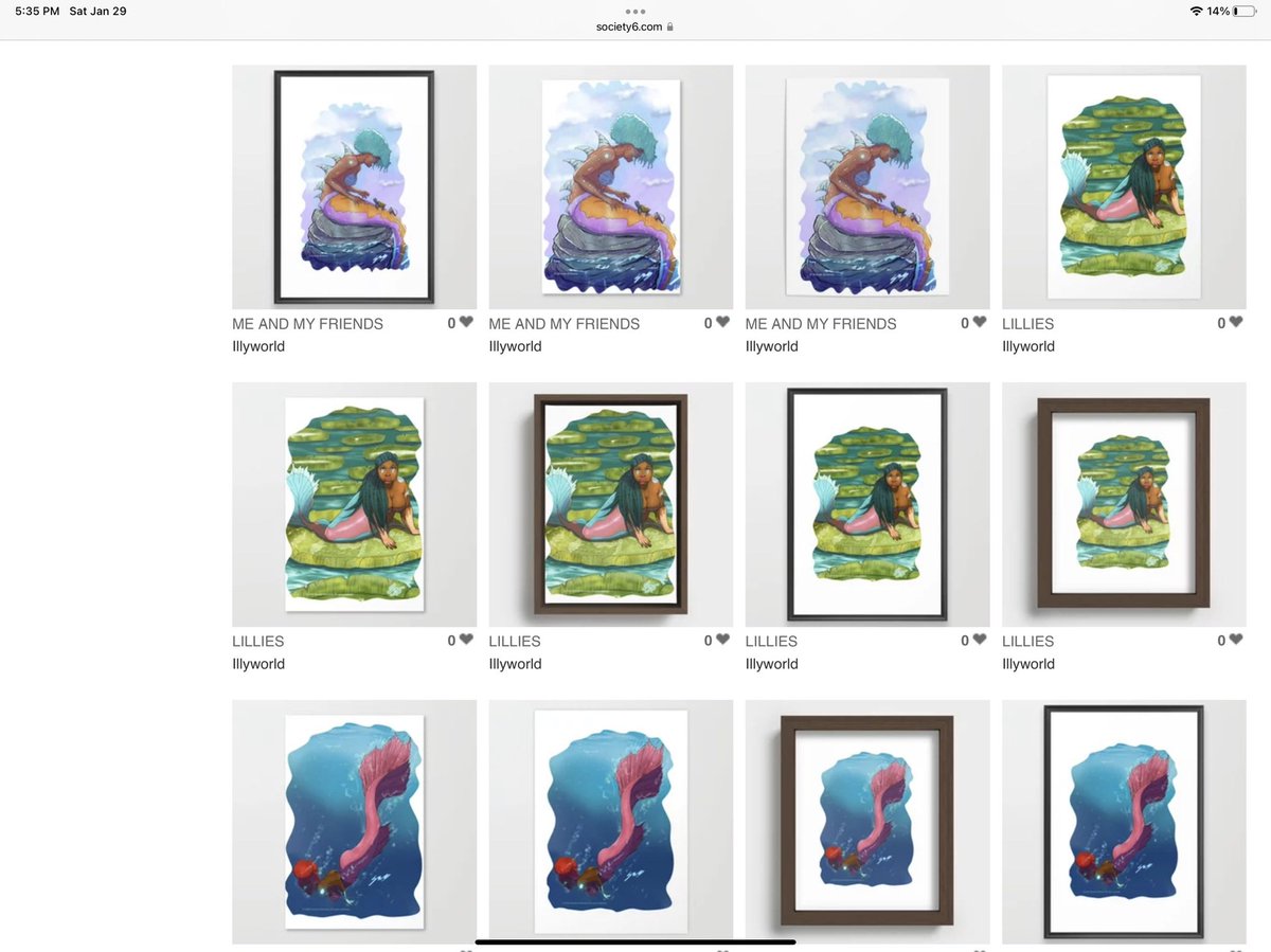 ShomariDesigns's tweet photo. Mermaid illustration series announcement https://t.co/zz0oIOiQ4M via @YouTube #artforsale #mermaids #merch #prints #sale https://t.co/vSWBaiHw7y