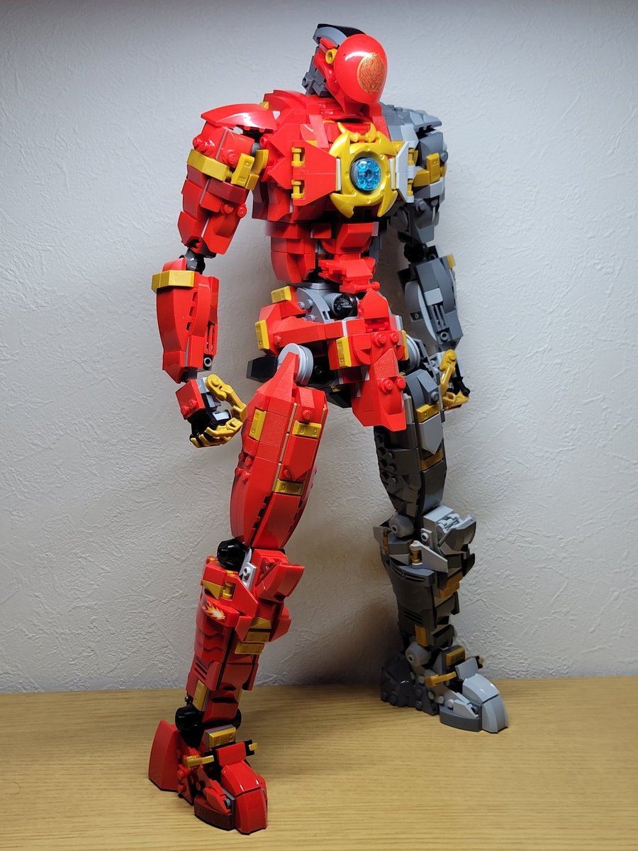 ニンジャゴー71720ファイヤーストーンに膝関節を追加したらアイアン