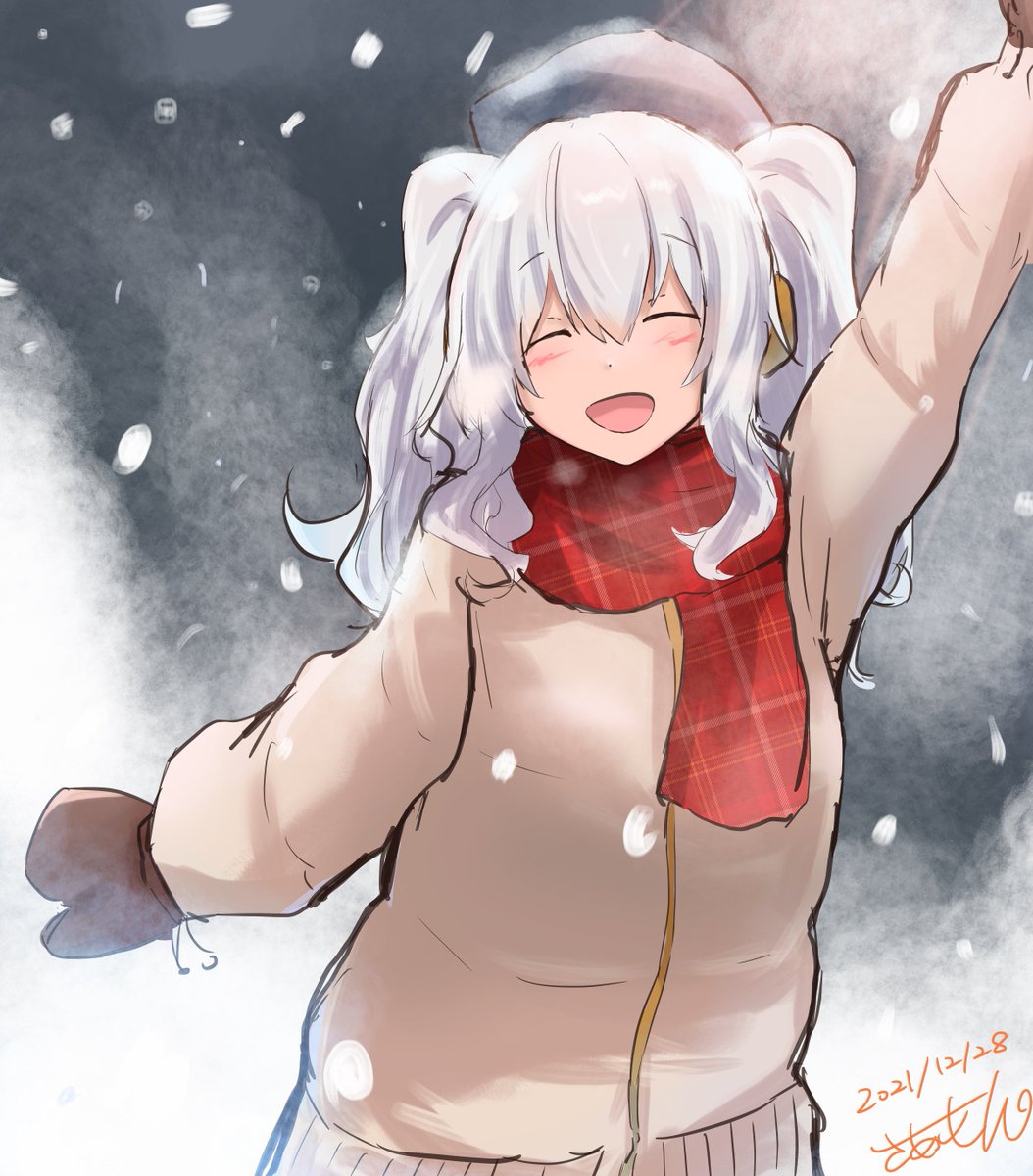 高雄(艦隊これくしょん) 「ぬええい!!
さあもんの にこにこにぱー を喰らえッ!!! 」|さあもん@残4件のイラスト