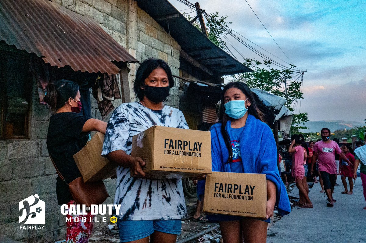 FairplayForAll's tweet photo. Big thank you to our supporters and partners from Call of Duty: Mobile - Garena for sending over these care packages that we've distributed to our families in Payatas, especially those were affected by the recent fire incident here. 

Visit https://t.co/ACoEt8RUVi for more info. https://t.co/PEkCLkVJa5