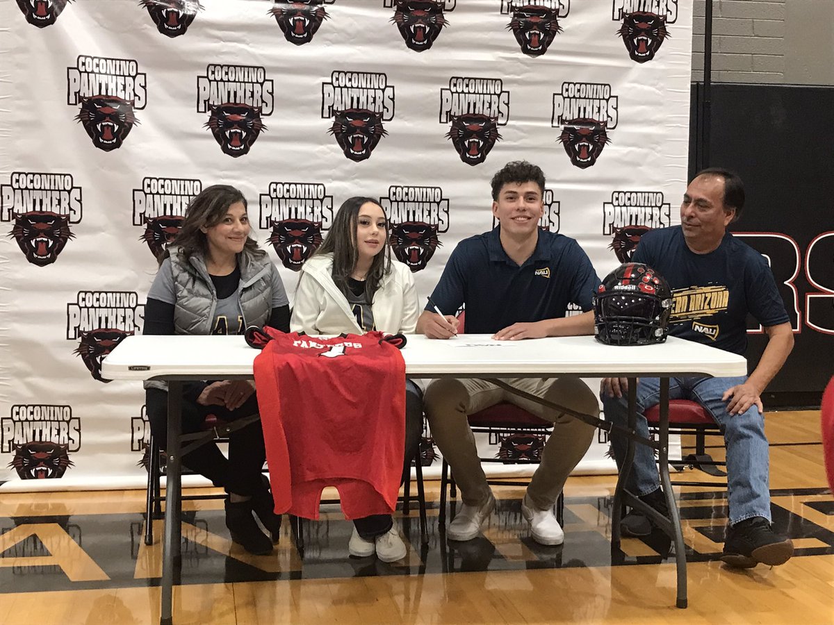 <a href="/AndyRuiz_7/">Andy Ruiz</a> is playing for <a href="/NAU_Football/">NAU Football</a> in the fall! Congratulations!! So proud! <a href="/CoachLapsley/">Coach Lapsley</a> <a href="/KAFFSports/">KAFF Sports</a> <a href="/enewmanwrites/">Eric Newman</a>