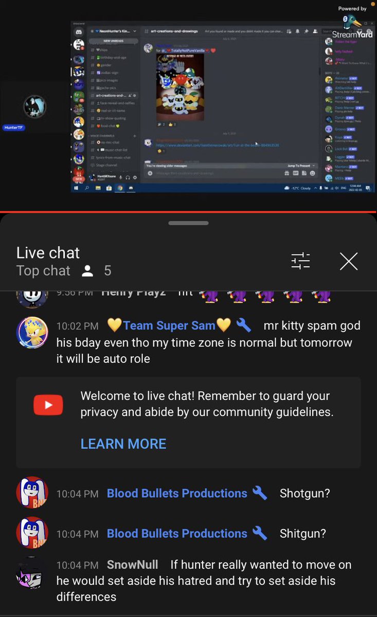 SnowNull's tweet image. Five viewers? @HantaKitsune