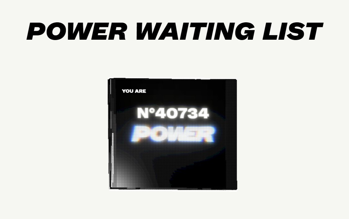 Move here power.io/waiting to take part of @power_i0 waiting list!

#powerio #empoweringartist