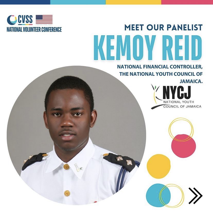 nycja_'s tweet photo. Meet Kemoy Reid of the National Youth Council of Jamaica (NYCJ)! He will serve as a panelist at our upcoming National Volunteer Conference! Swipe to read more about him and what we'll be discussing at the conference.

Learn more and register to join us in-person on Feb 24, 2022 - https://t.co/avchWDb0wL