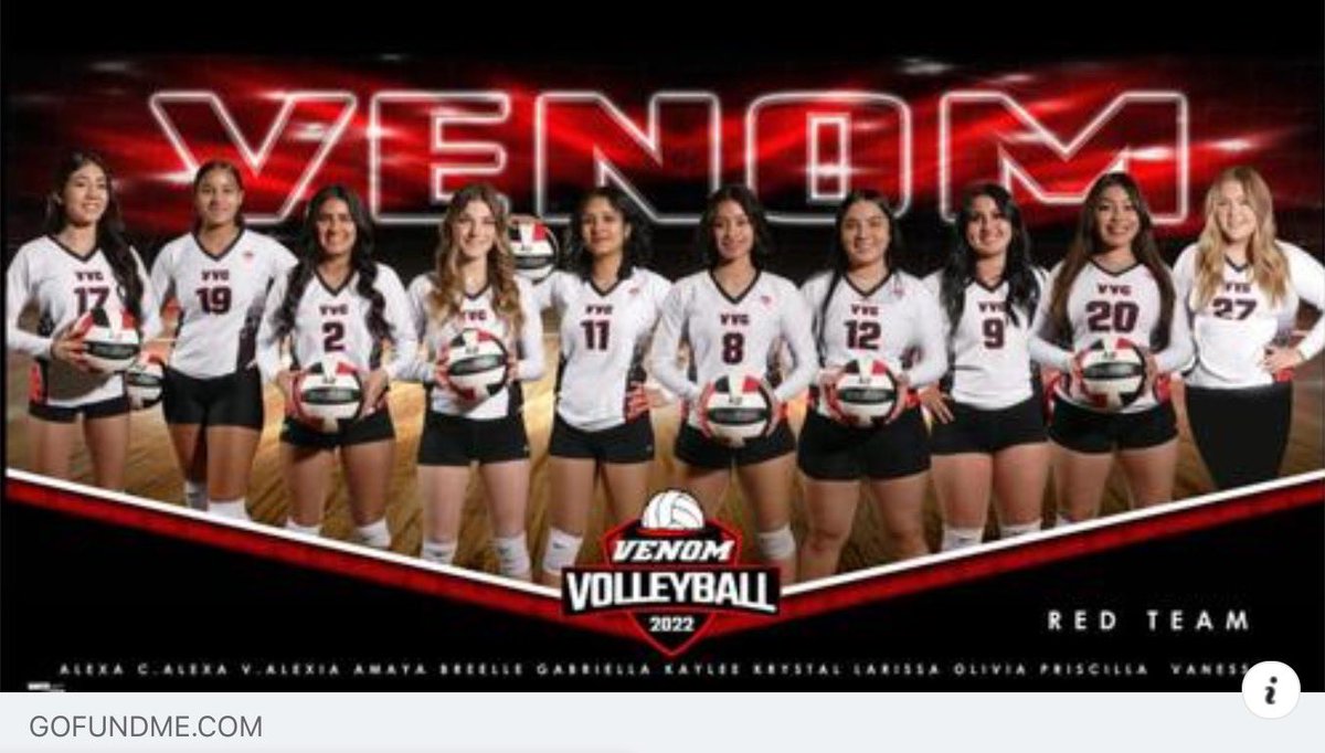 It is with great sadness that we inform you members of Venom Volleyball Club were involved in a tragic car accident in advance of the Adidas Lone Star Classic 18s nationals club qualifier.

More information - and a link to the GoFundMe donation site - azregionvolleyball.org/news_article/s…