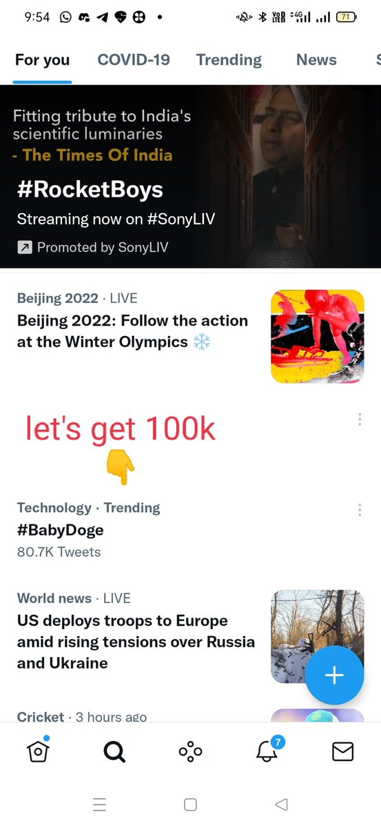 80.7k tweets, next resistance is 100k tweets, so #BabyDogeArmy let's comment #BabyDoge on every tweets.. let's hit the next target and take @BabyDogeCoin to the Moon 🚀😊💹🐶🍼